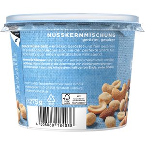 Produktbild für Nussmischung Maryland Snack Nüsse, im Becher