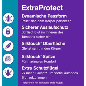 Produktbild für Tampons o.b. ExtraProtect 5-in-1 Schutz