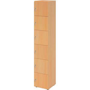 Schließfachschrank Hammerbacher 264l6, buche