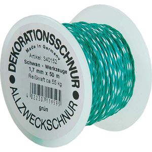 Maurerschnur Schwan 340152, grün/weiß