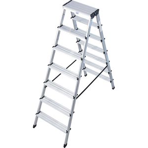 Produktbild für Stehleiter Krause Monto Dopplo, 120366, beidseitig begehbar