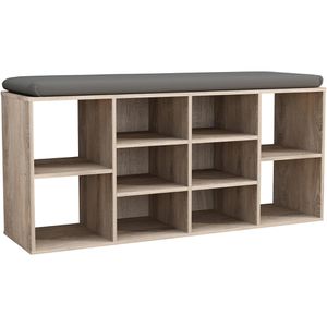 Produktbild für Schuhregal VCM Hinsol S, aus Holz