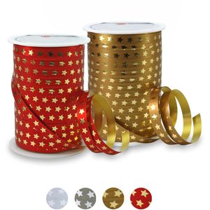 Produktbild für Geschenkband Präsent Christmas Star, sandstein