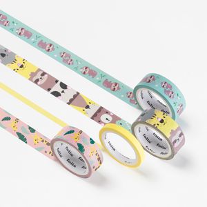 Produktbild für Washi-Tape Folia 26457 Hotfoil, mit Glanzeffekt, Wildlife