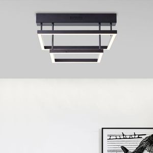 Produktbild für Deckenleuchte Brilliant Ranut, schwarz, LED
