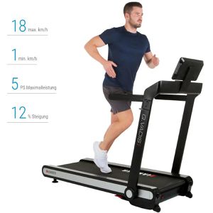 Produktbild für Laufband Hammer-Sport Q. Vadis 3 bis 12% automatische Steigung