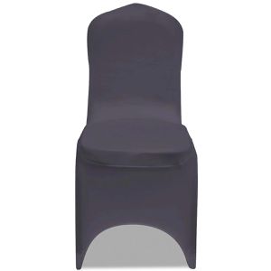 Produktbild für Stuhlhusse vidaXL 131412, elastisch, anthrazit