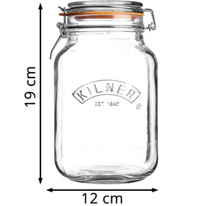Produktbild für Einmachglas Kilner 0025.512, mit Bügelverschluss