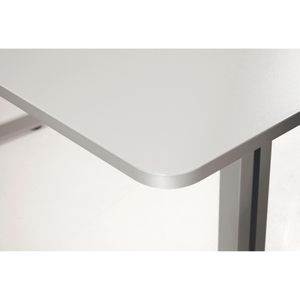 Produktbild für Schreibtisch Kerkmann Move 1 Style, weiß / silber