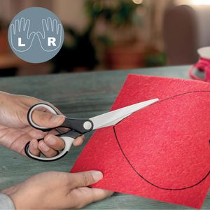 Produktbild für Büroschere Leitz Titanium, 54166095, mit Softgrip