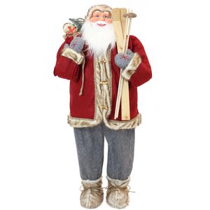 Produktbild für Weihnachtsfigur Frank-Flechtwaren Nikolaus XXL