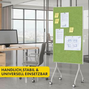 Produktbild für Moderationstafel Floordirekt GIANT, mit Rollen