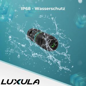 Produktbild für Kabelverbinder Luxula LX900123, IP68 wasserdicht