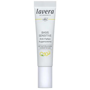 Produktbild für Augencreme lavera Basis Sensitiv Anti-Falten, unparfümiert