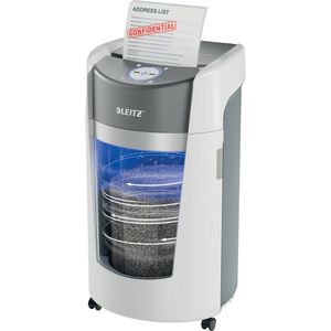 Aktenvernichter Leitz 8360 IQ OptiMax 550 Office, mit Rollen