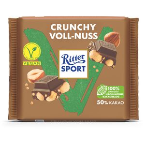 Tafelschokolade Ritter-Sport Crunchy Vollnuss