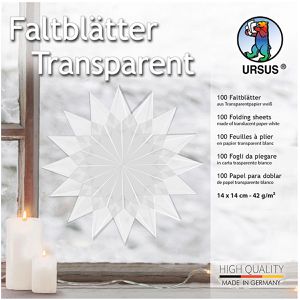 Produktbild für Faltblätter Ursus 2506155, aus Transparentpapier