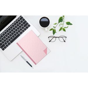 Produktbild für Notizbuch RNK Rosé, 46803, Karton Hardcover