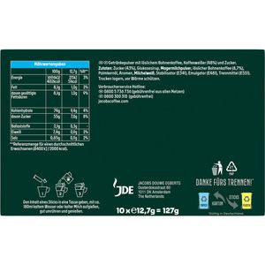 Produktbild für Eiskaffee Jacobs 3 in 1, Getränkepulver mit Instantkaffee