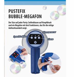 Produktbild für Seifenblasenmaschine PUSTEFIX Bubble Megafon