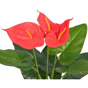Produktbild für Kunstpflanze vidaXL Flamingoblume