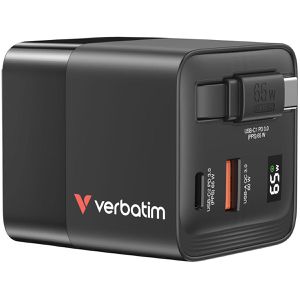 USB-Ladegerät Verbatim 32217, GaN, 65 Watt