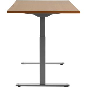 Produktbild für Schreibtisch Topstar E-Table, buche / silber