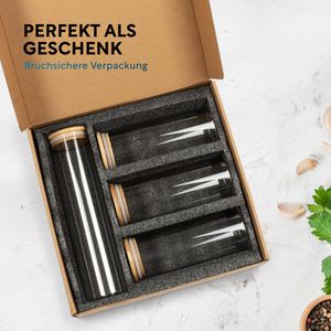 Produktbild für Vorratsglas Clidor mit Bambusdeckel