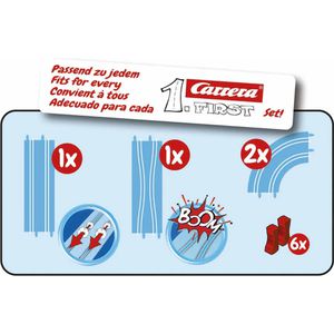 Produktbild für Autorennbahn-Erweiterung Carrera 20067002 Track Pack