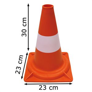 Produktbild für Leitkegel Dörner+Helmer 490150, Höhe 30cm