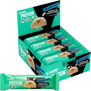 Corny Proteinriegel Proteinbar, 12 Riegel, Vanilla und Choc, je 45g, pro Riegel 13,5g Protein