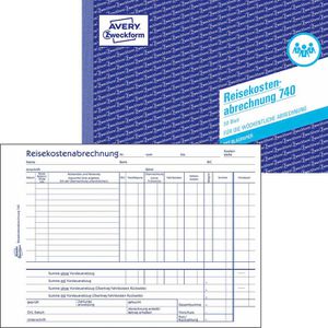 Reisekostenabrechnungen Zweckform 740