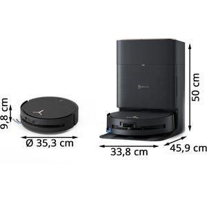 Produktbild für Saugroboter ECOVACS DEEBOT X9 PRO OMNI, schwarz