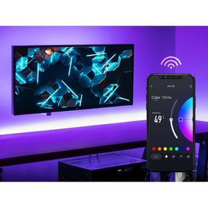 Produktbild für LED-Streifen LogiLink SH0128, dimmbar, weiß + RGB