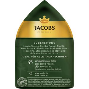 Produktbild für Kaffeepads Jacobs Crema Pads, Mild