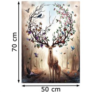 Produktbild für Puzzle Ravensburger 12000459, Magischer Hirsch