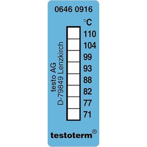 Produktbild für Temperaturmessstreifen Testo 0641 0916 Testoterm, irreversibel
