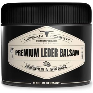 Urban-Forest Lederpflege Premium Leder Balsam, für Glattleder, mit Avocadoöl und Bienenwachs, 250ml