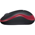 Zusatzbild Maus Logitech M185 Wireless Mouse, schwarz / rot