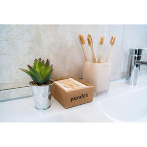Produktbild für Zahnbürste pandoo Bambus, holzfrei, Bio