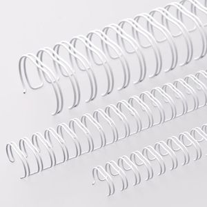 Drahtbinderücken Renz Ring Wire, weiß, für A4
