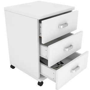Produktbild für Rollcontainer VCM Tobila 917043, aus Holz, weiß
