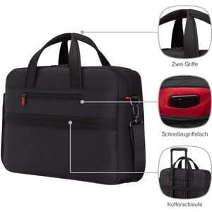 Produktbild für Laptoptasche Wenger Meteor Brief, 653498, schwarz