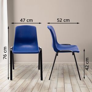 Produktbild für Besucherstuhl CLP Nowra, 313494, stapelbar