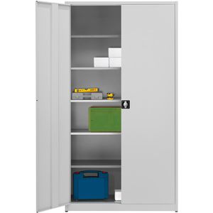Produktbild für Werkzeugschrank Mauser MKST12/3/22, aus Metall, lichtgrau