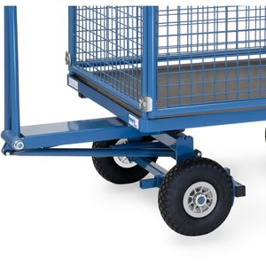 Produktbild für Handwagen Fetra 6433L, mit 4 Gitterwänden