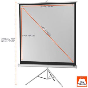 Produktbild für Beamer-Leinwand Celexon Economy White Edition