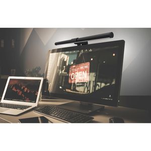 Produktbild für Monitorlampe Hansa Flash, mit USB und LED