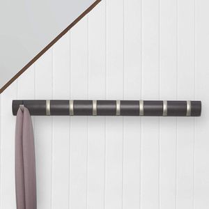Umbra Kleiderhaken Flip, 318858-213, klappbar, für die Wand, braun