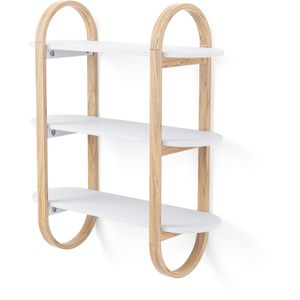 Wandregal Umbra Bellwood, natur / weiß